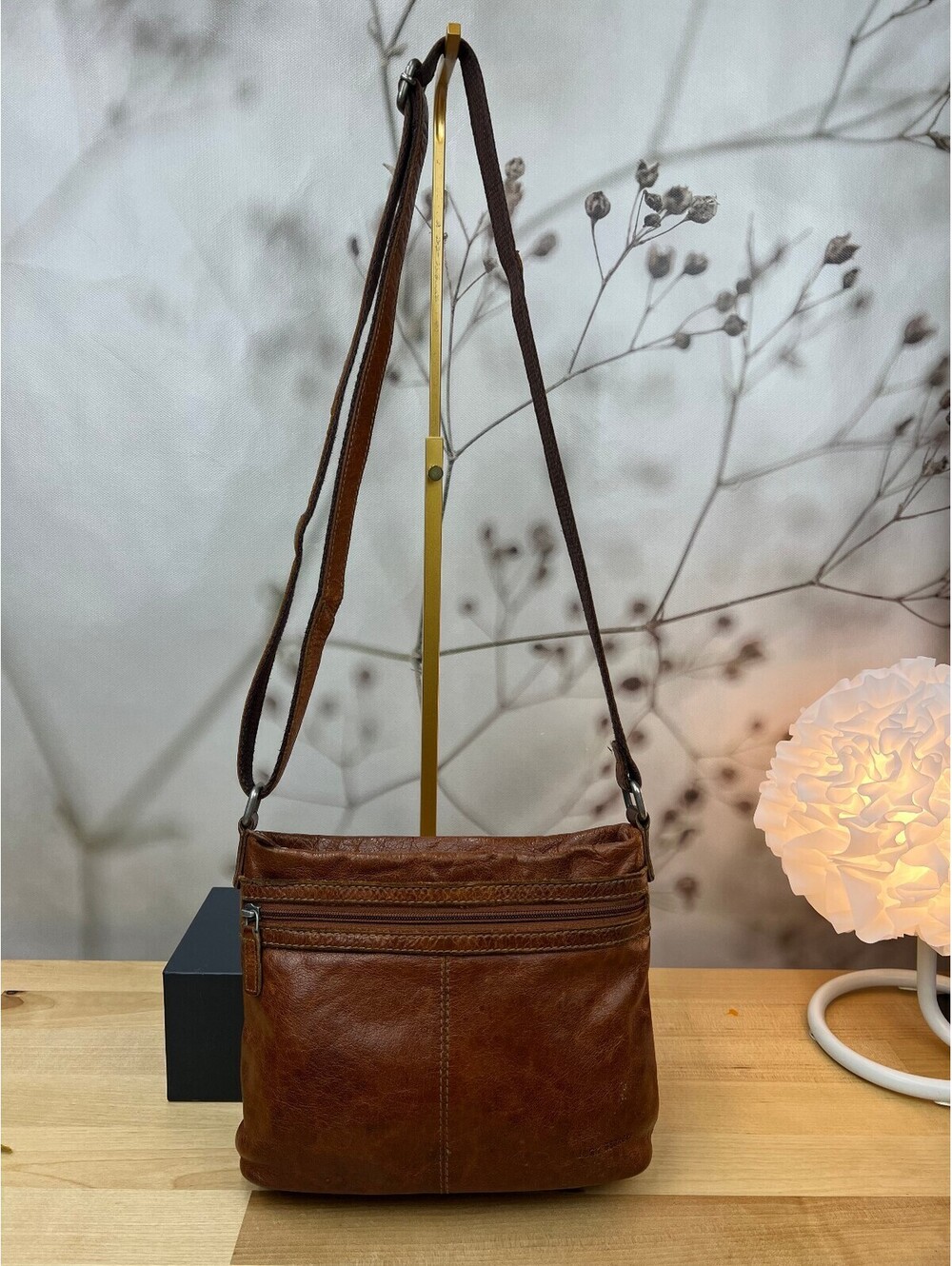 Vintage Jack Georges leather bag,